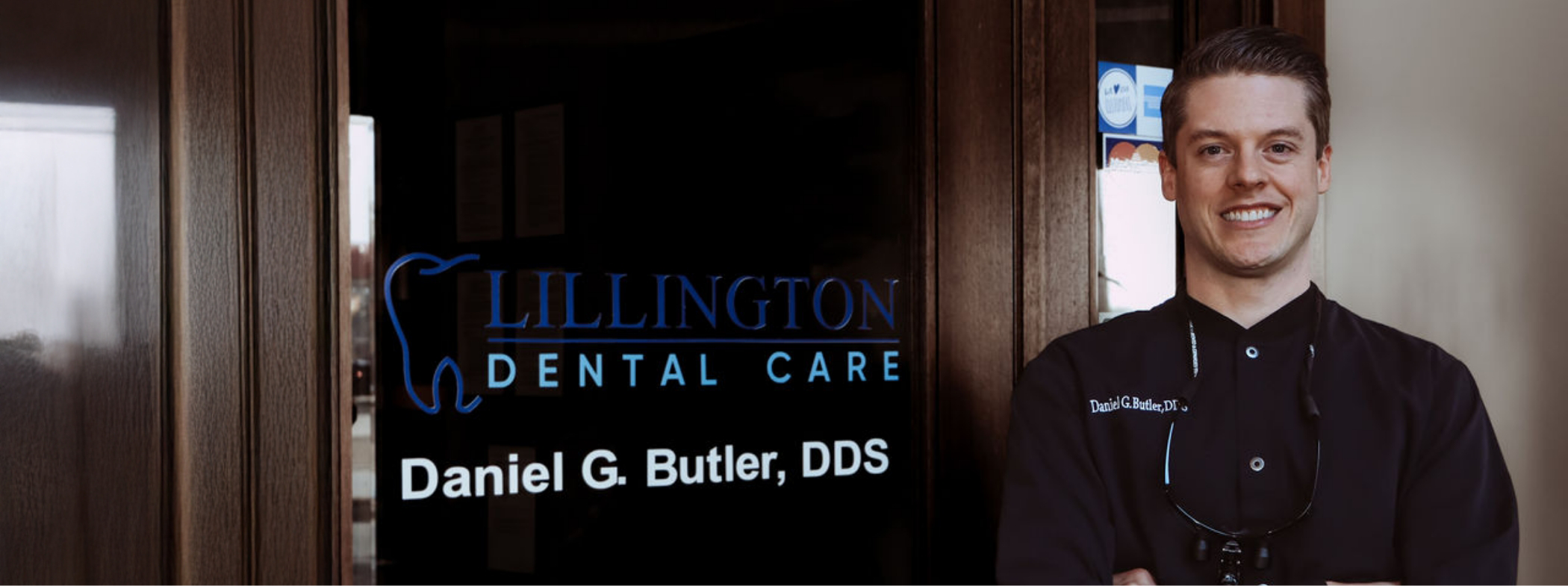 Lillington dentist Doctor Daniel Butler smiling