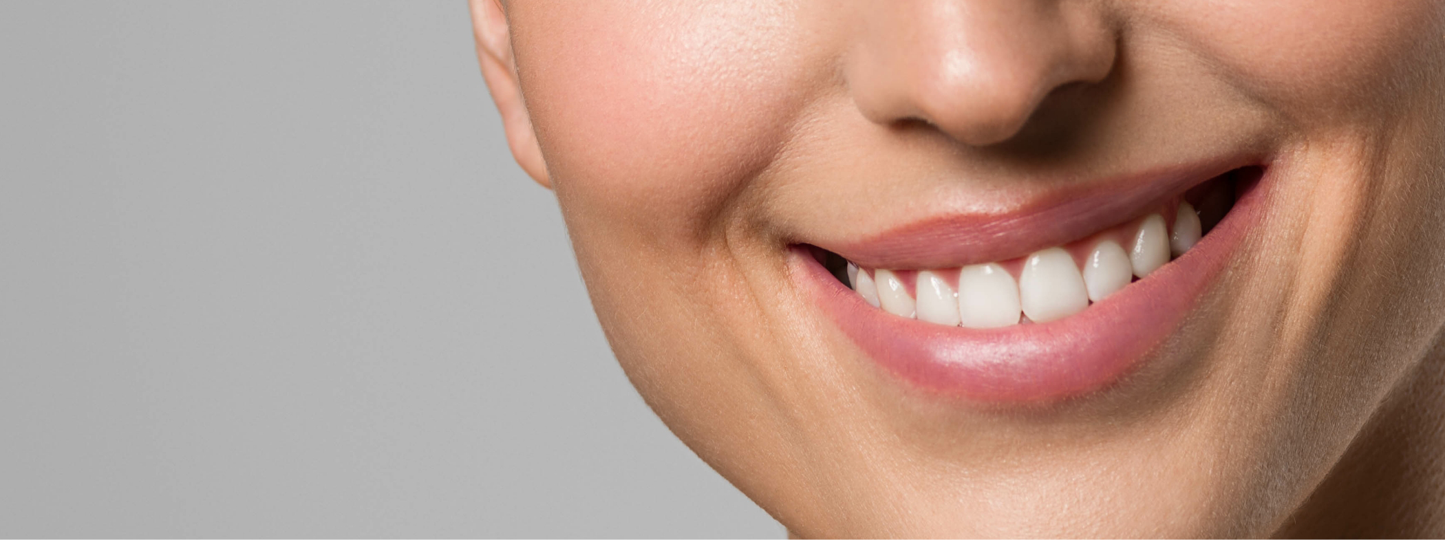 Close up of a person smiling after root canal treatment in Lillington